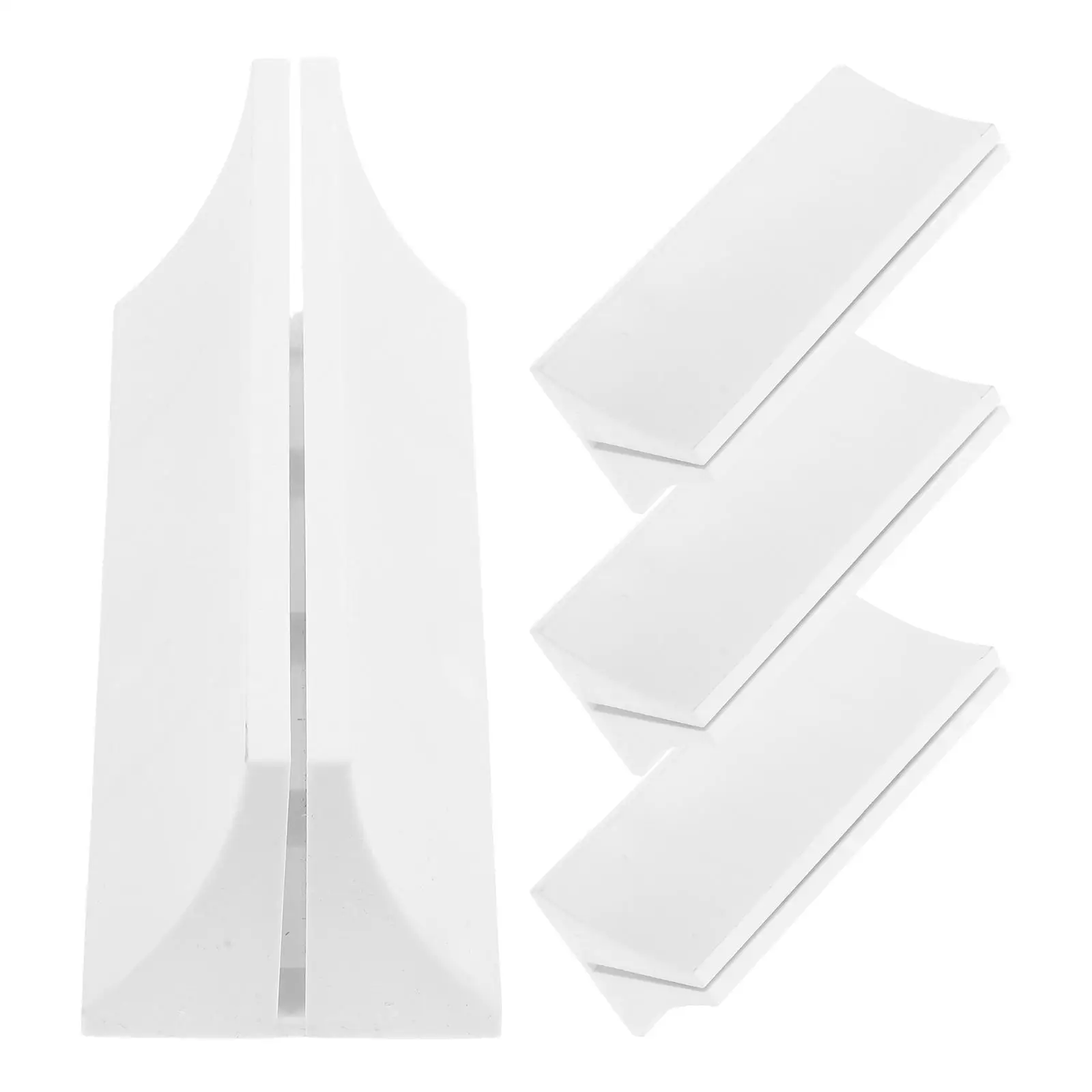 

4 Pcs Desktop Partition Base Divider Clamp Holder Panel Screen Stand Desk Partition Clip Bracket Desk Divider Clamps