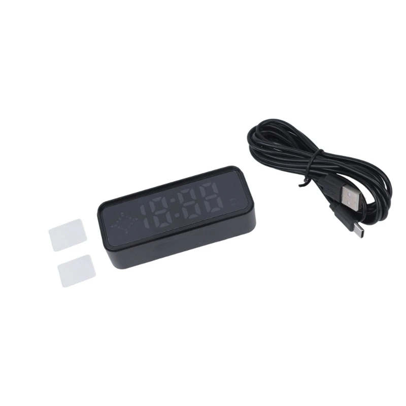 7-Color Satellite Speedometer and Direction Head-Up Display, USB-Powered Readout With KMH or and 7 Selectable Hues for X37F