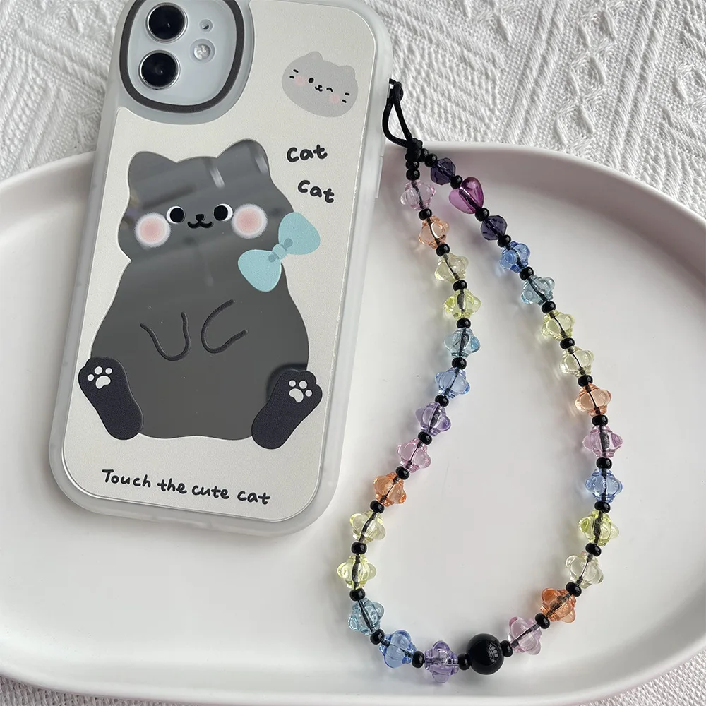 KKBEAD Colorful Cloud Beads Clear Resin Phones Charm Cell Phone Strap New In Kpop Telephone Jewelry Phone Chain Best Pricing