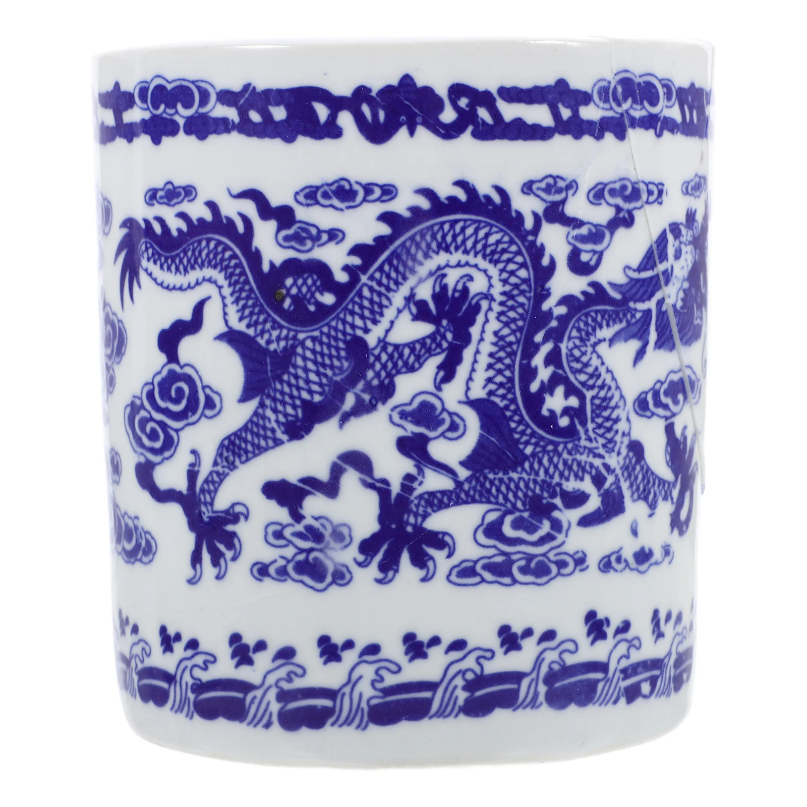 

Premium Ceramic Desk Pen Holder Storage Cup for Office Home Classroom Art Center Pencil Marker Organizer Sundries Container