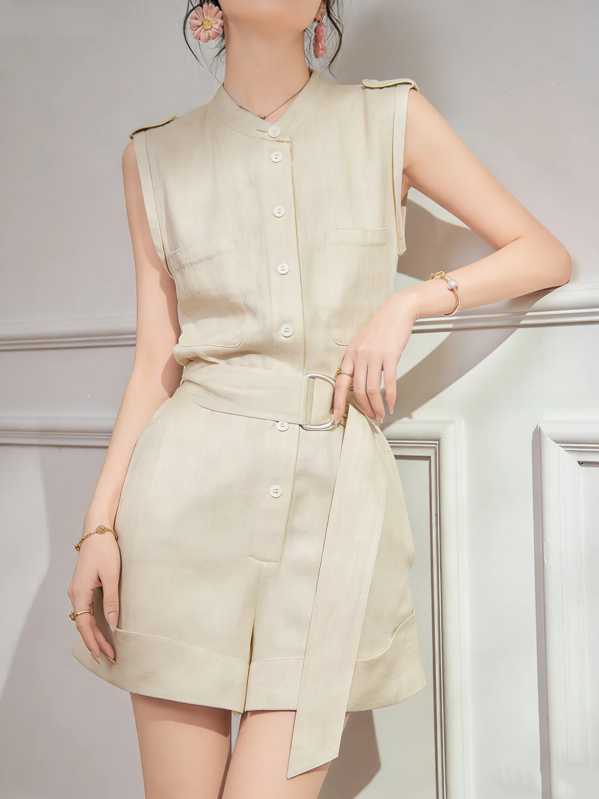 

Летний комбинезон Lulu Slimming с утягивающим эффектом на талии, универсальный, больших размеров, для женщин