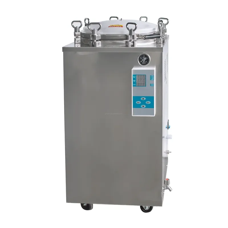 for 35 50 75 100 120L Vertical Autoclave Automatic Sterilization Equipment High Pressure Steam Sterilizer
