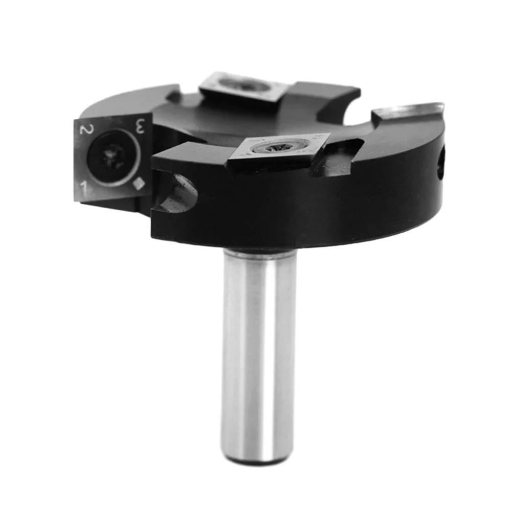 

4-Flute Bit Router Bit Crafting Tasks 12.7mm Shank 12mm Shank 63.5mm Cutting Diameter Efficient Cutting Performance