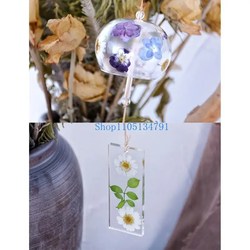 

Silicone Resin Mold DIY Set for Wind Chime Resin Casting Silicone Resin Wind Chimes Mold Home Décor Resin Craft Supplies