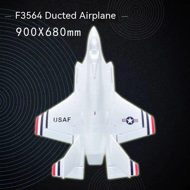 F35 64mm Culvert 3800kv Epo Aircraft Model Remote Control Aircraft Adult Fighter Modified Stunt Flight Fixed Wing Toy