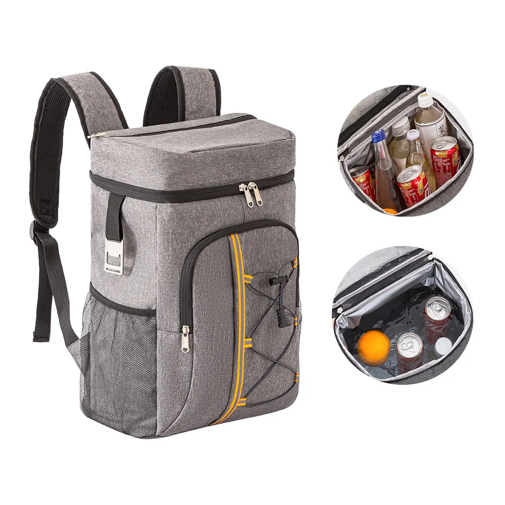 Hot selling insulation bag, thickened large capacity backpack, outdoor picnic portable storage bag,