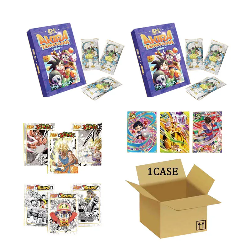 Wholesales Dragon Ball Collection Card Akira Toriyama Memorial Edition Right  Angle Thick Card Gift Card Game Collection Cards