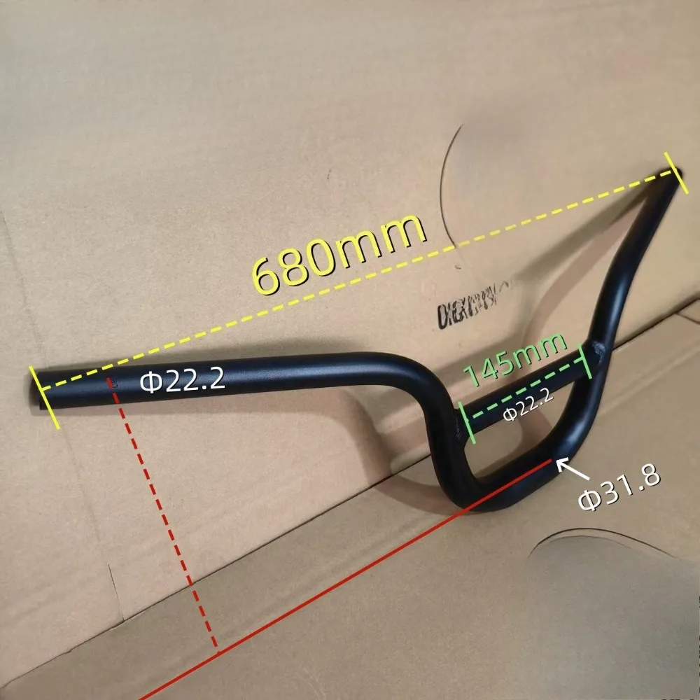Lifting Bar Handle 31.8 High Lifting Aluminum Alloy Welded Anodized Multi-function Multi-position Bicycle Handle