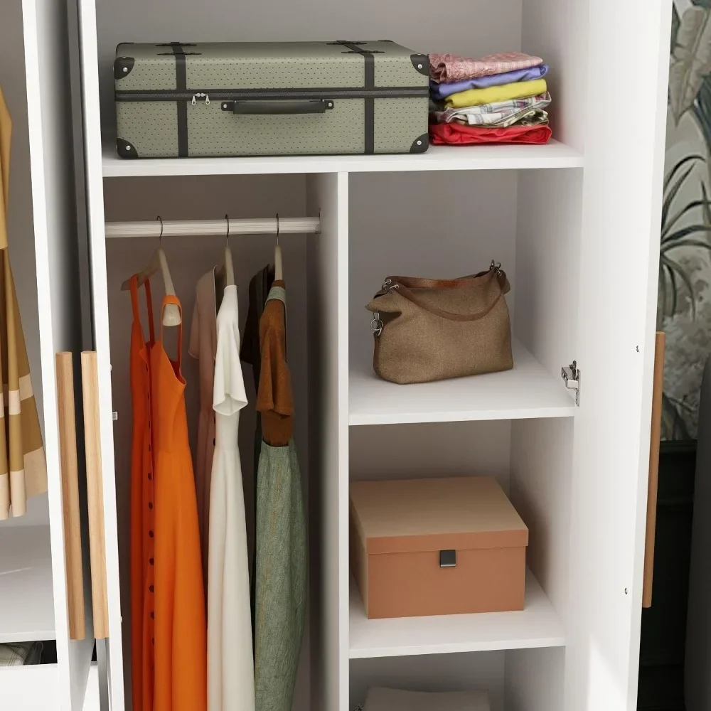 4 Door Wardrobe Wit…