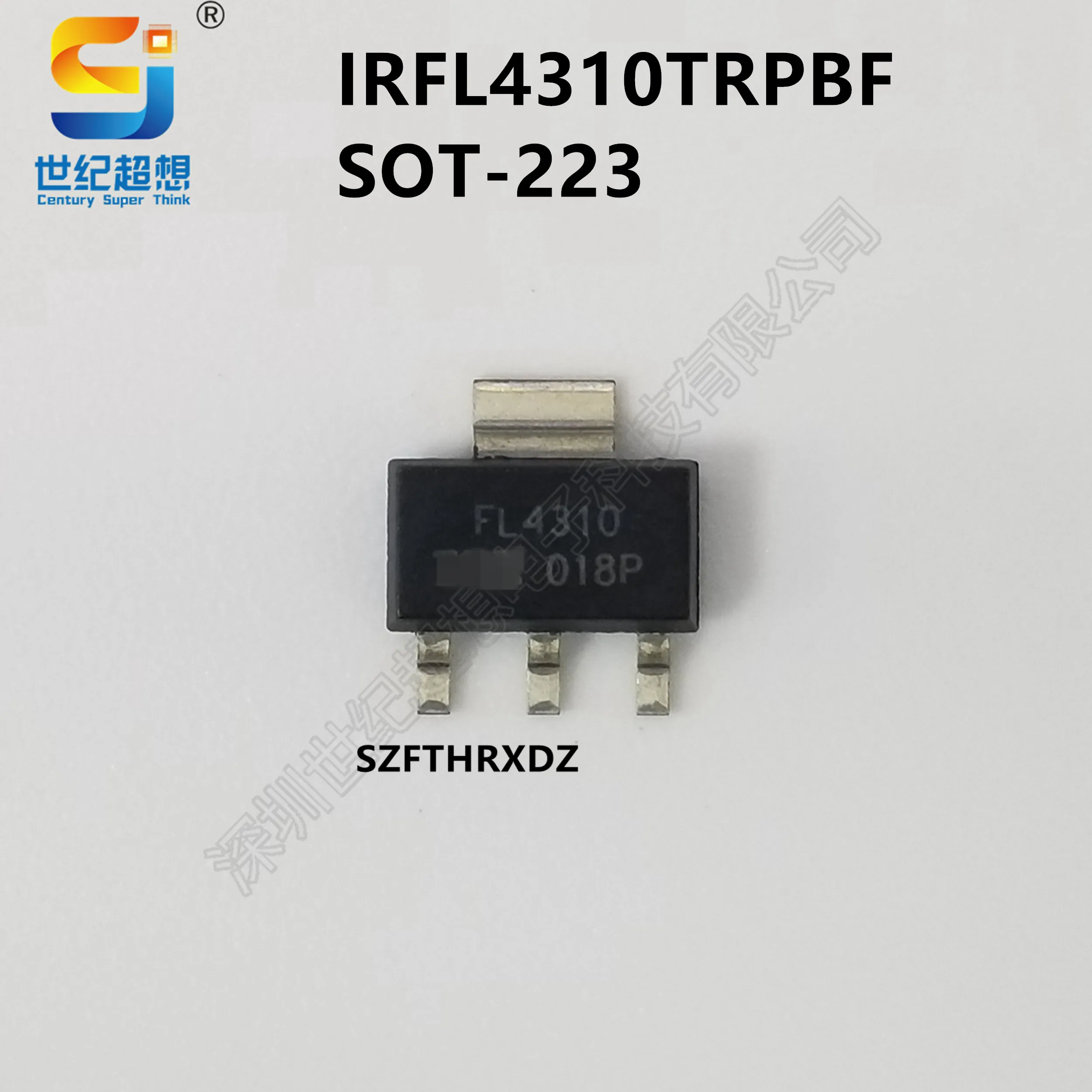 10pcs  100% New Imported Original  IRFL4310TRPBF  FL4310 100V 1.6A 1W SOT223