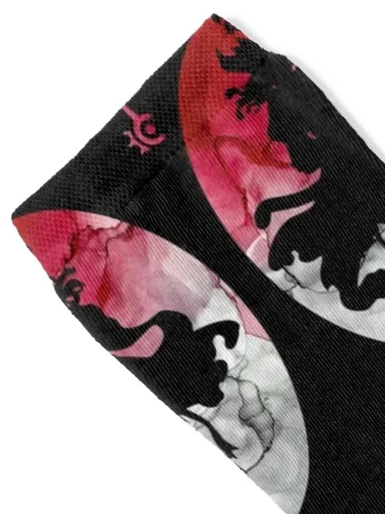 FFXIV Red Mage Silhouette Socks heated tennis Climbing designer brand Woman Socks Men's
