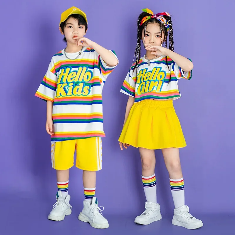 

Children's cheerleading performance costumes for June 1st, group competition costumes, dance choir costumes