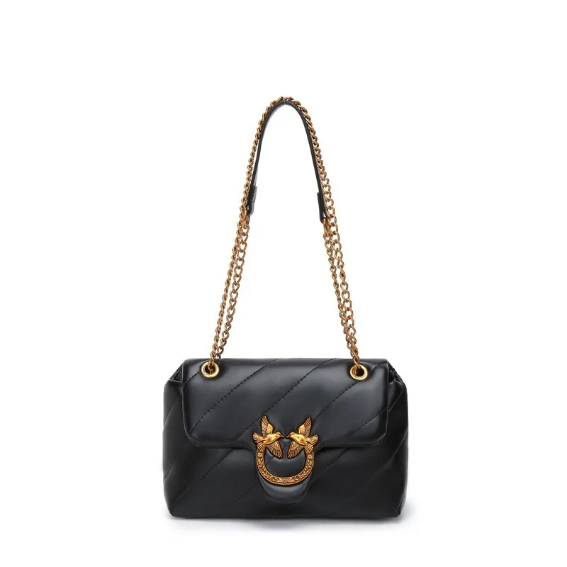 

New Women's Winter Chain Bag, Trendy Fashion Crossbody Bag, Rhombus Lightweight Luxury Underarm Bag
