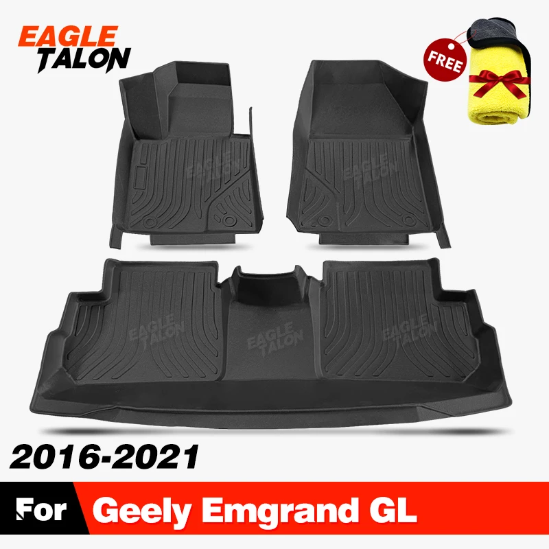 All-Weather TPE Floor Mat For Geely Emgrand GL 2016-2021 2020 2019 2018 2017 Carpet Cover Auto Interior Protector Accessories