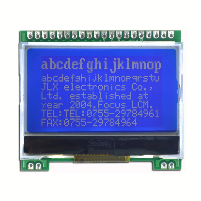 Lcd12864 12864-06D, 12864, ЖК-модуль, COG, с китайским шрифтом, матричный экран, интерфейс SPI