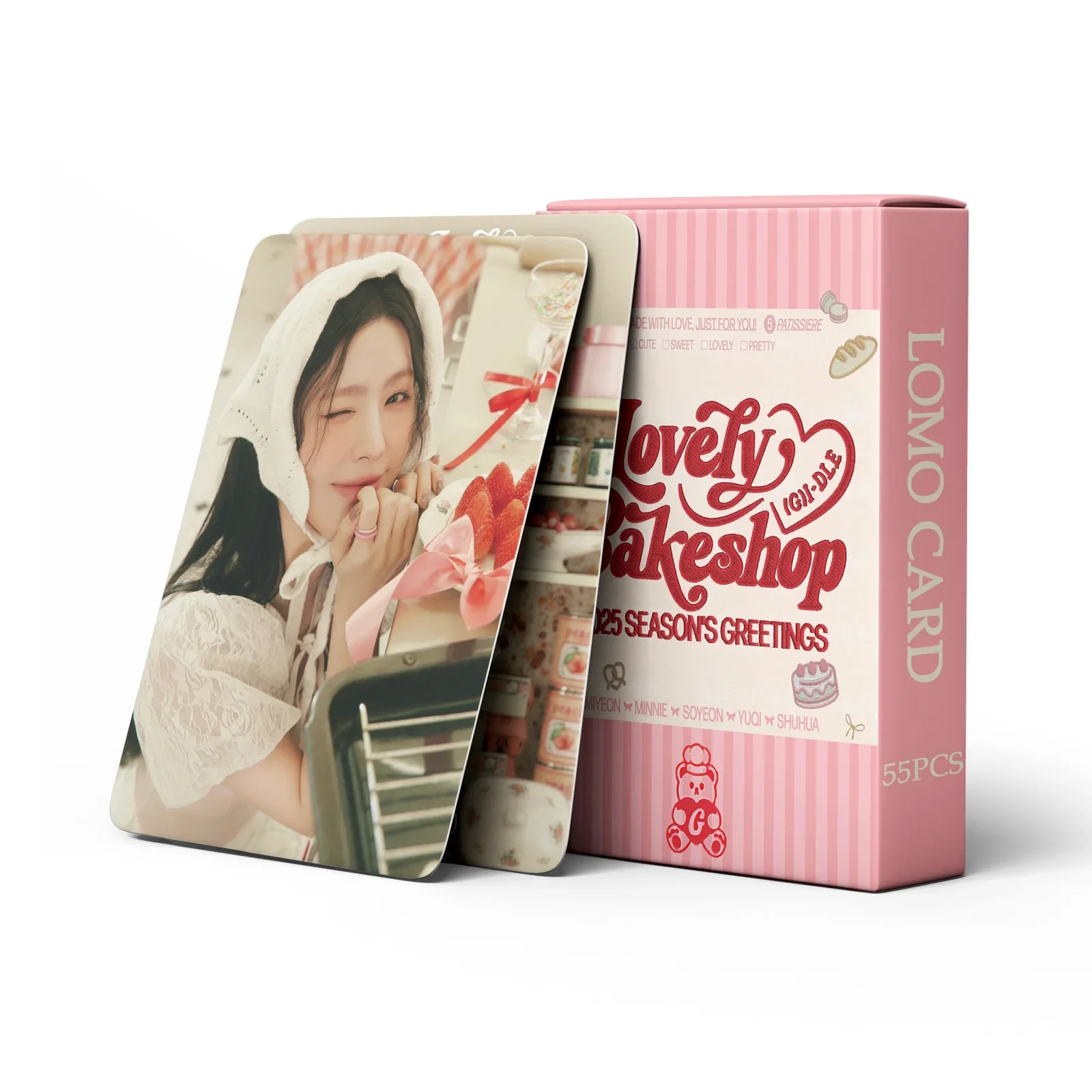 

55 шт. Kpop 2025 Gidle GIDLE SEASON'S GREETINGS Ломо-карта Фотокарта Фотографии Печатная карта Высококачественная коллекция фанатов