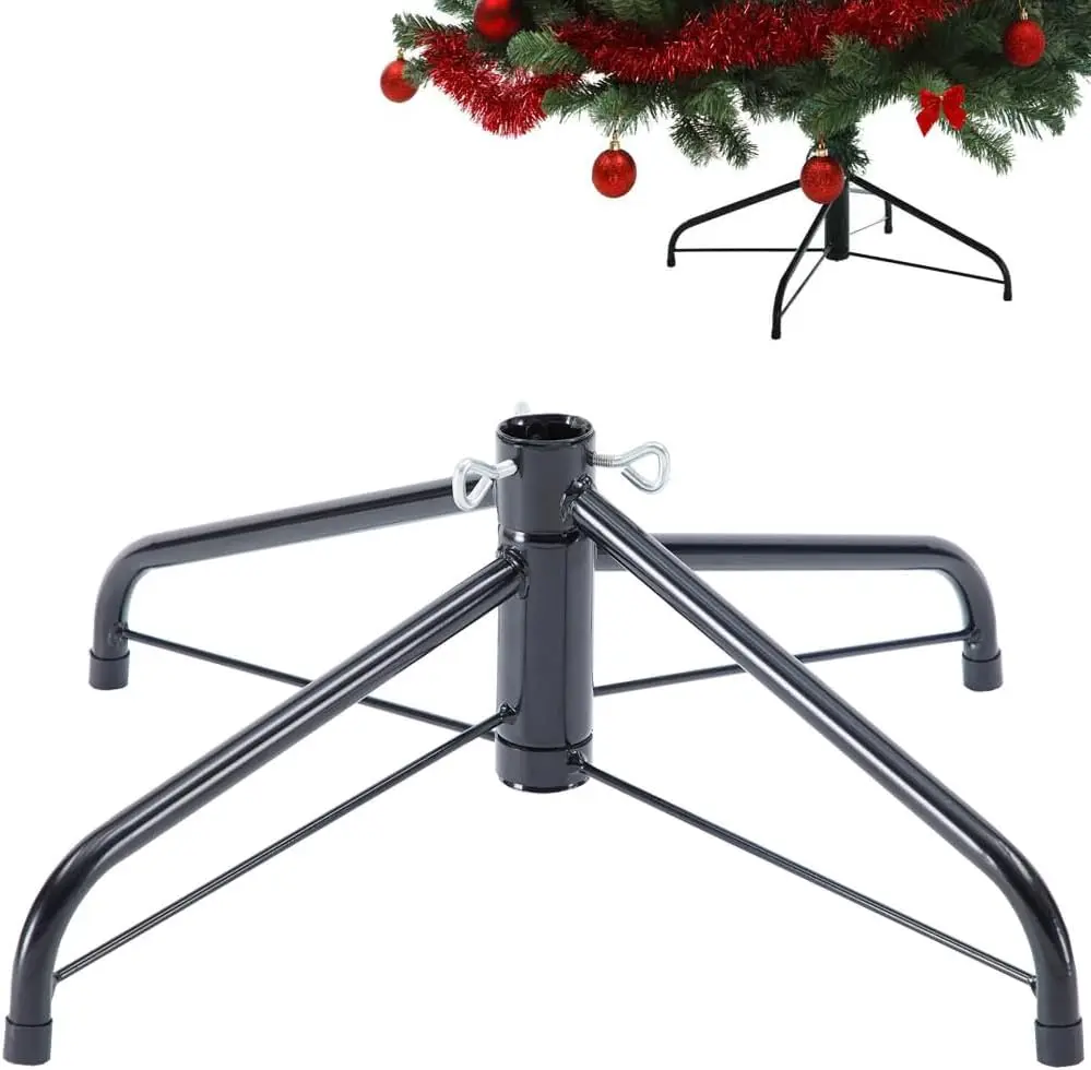 

Christmas Tree Stand Heavy Duty Folding Artificial Christmas Tree Stand, for 4 to 6 Foot Trees, Fits 0.86-1.25 Inch Pole