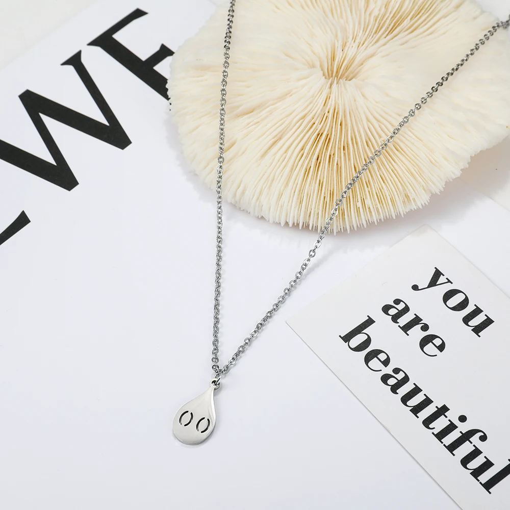Fashion Cute Pattern Necklace Simple Exquisite Pendant Jewelry Trend Accessory Gift for Girls And Boys