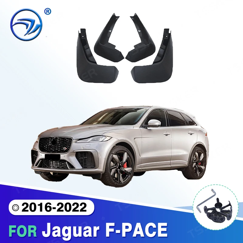 For Jaguar F-PACE 2016-2022 2017 2018 2019 2020 2021 Fender Mudflaps Splash Guards  Mudguards Mud Flaps car Accessories