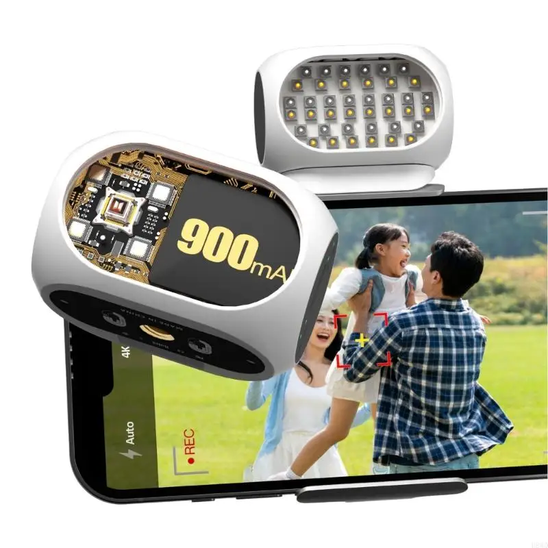 3 Color Temperature Mode Selfie Light for Phone Gimbals Stabilizer H8WD