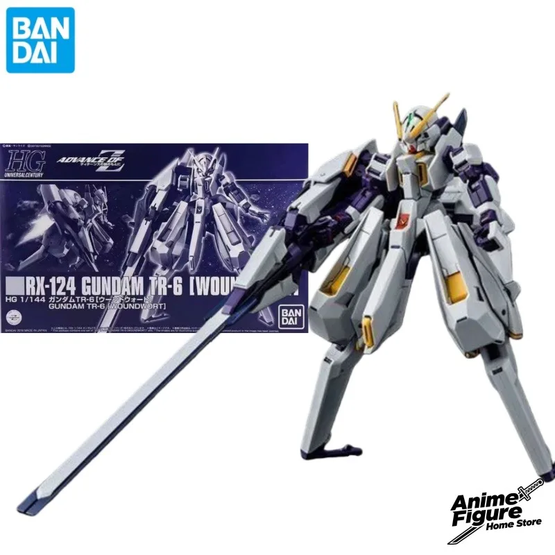 

100%Original in Stock Bandai HG 1/144 RX-124 Gundam TR-6 Woundwort Anime Character Assemble Toy Model Ornaments Collection Gifts