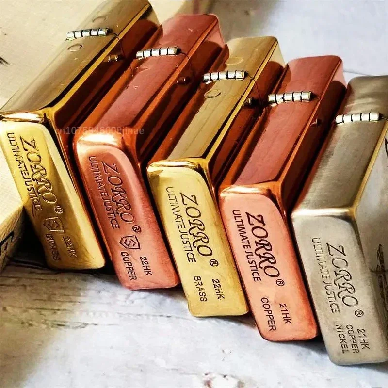 Zorro Various patterns, multiple brass Zoro 902 902s kerosene lighters, DIY carving, on-demand production - Image 4