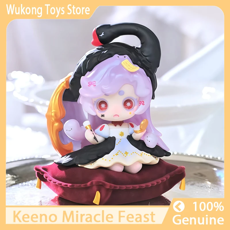 Keeno Miracle Feast Series boîte aveugle Kawaii Keeno V4 Anime poupée boîte mystère figurines d'action sac Surprise décoration de bureau jouet cadeau