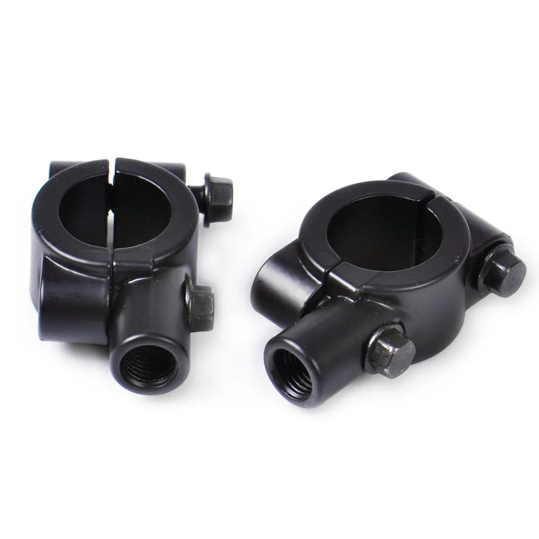 

Rearview Mirror Mount Set Adaptor 2Pcs Reolacement Thread Black Motorcycle Scooter Practical Parts Accessories