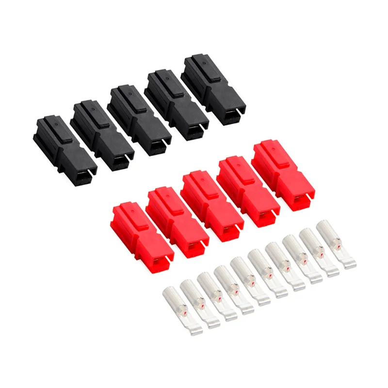 

30 Pairs 30A Amp 600V Power Marine Connector Pole Red Black For Anderson Powerpole
