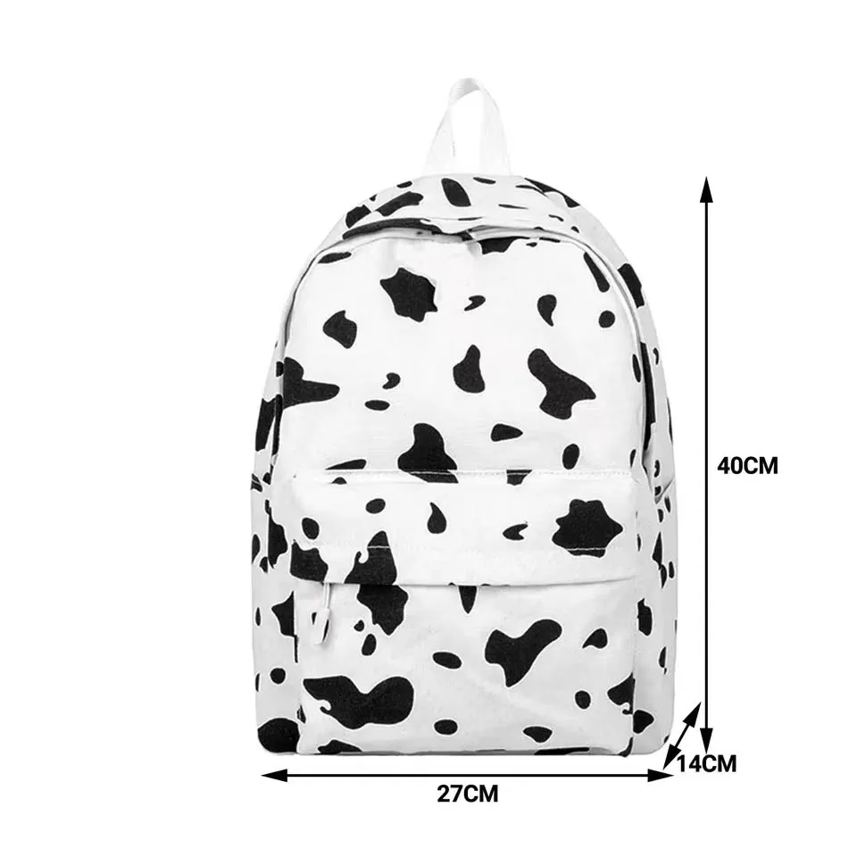 Fashion High Quality Kids Fashion Bag Children School Bags Cow Print For Boy And Girl Boutique Teenages Outdoor Backpack