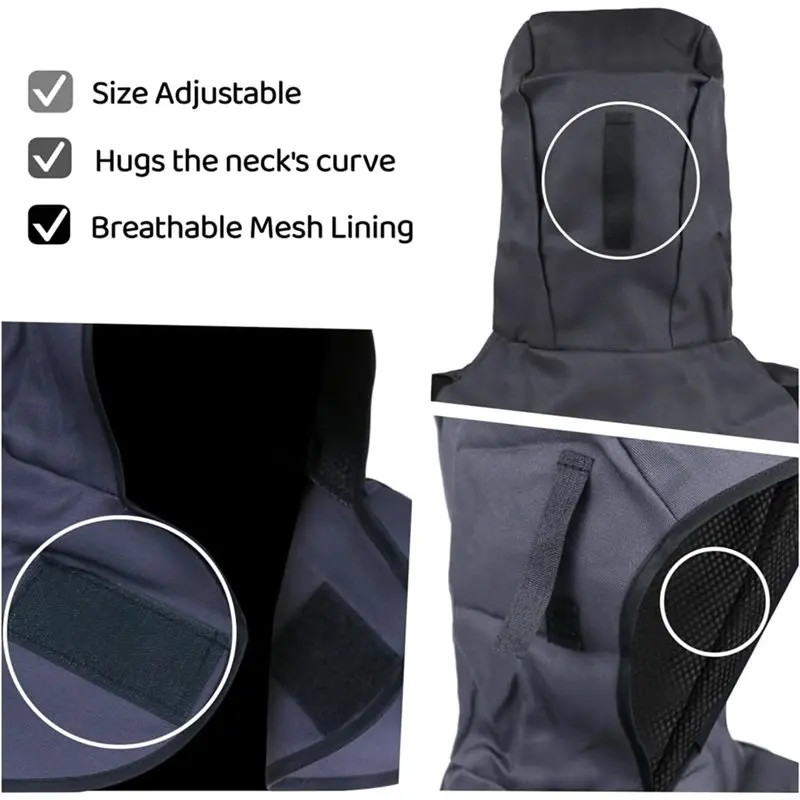 N96R Welding Helmet With Neck-Shoulder Drape-Welding Hood With Heat Resistance& Abrasion Protection, Welding Caps With Drape
