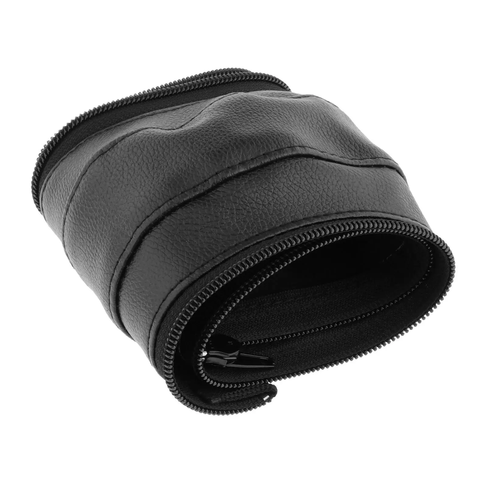 Stroller Handle Cover Armrest Sleeve for Baby Carriage PU Leather Zipper Closure Waterproof Dust Proof Protective Case for
