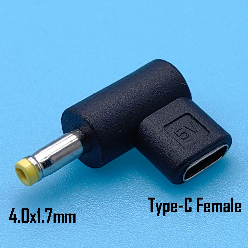1Piece Type-C PD to DC power adapter 3.5*1.35/4.0*1.7/5.5*2.5/5.5*2.1mm Converter Adapter Plug