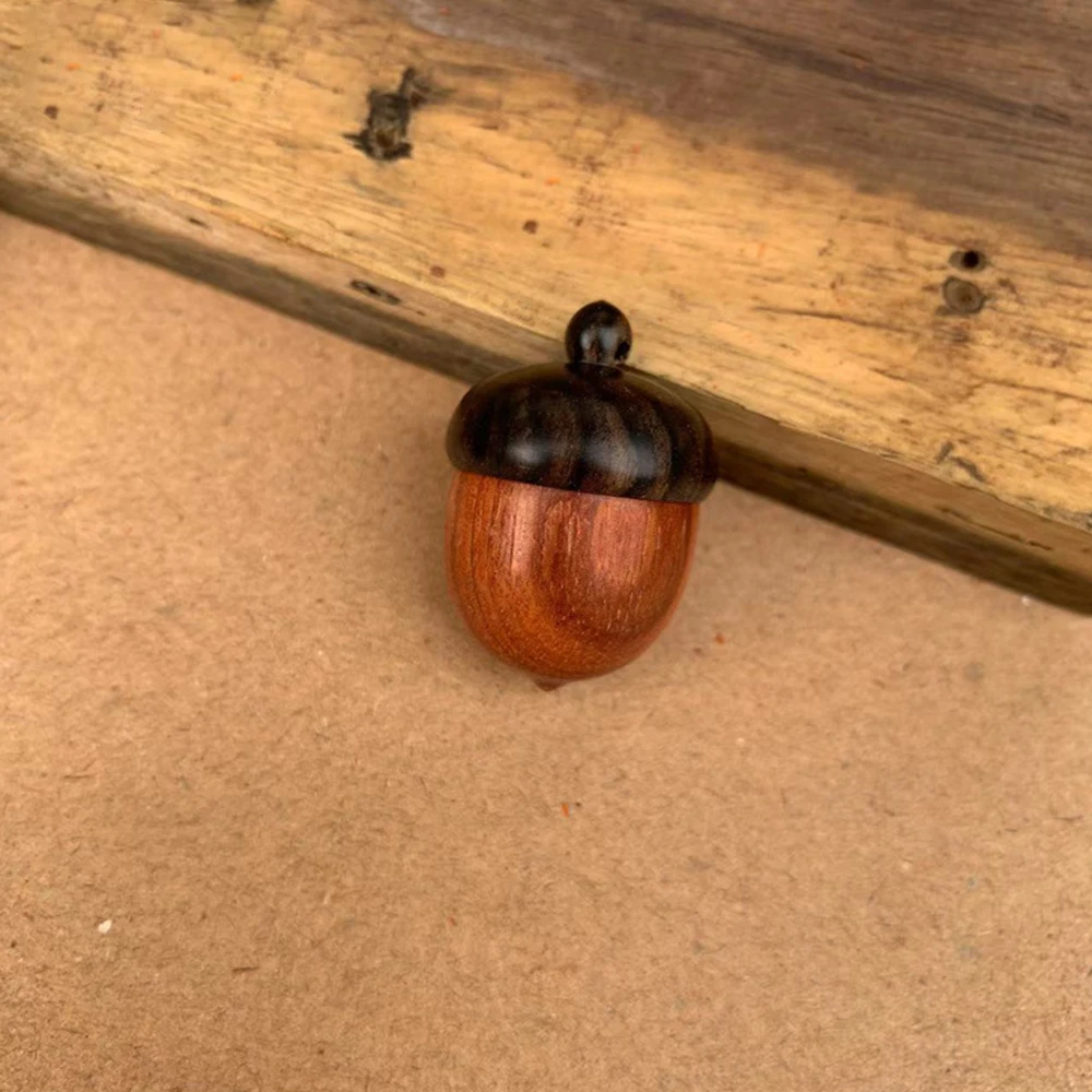 Mini boîte à pilules en bois massif, porte-bouteille en bois de santal, conteneur de sauvetage, boîte de rangement, étui à pilules, porte-clé