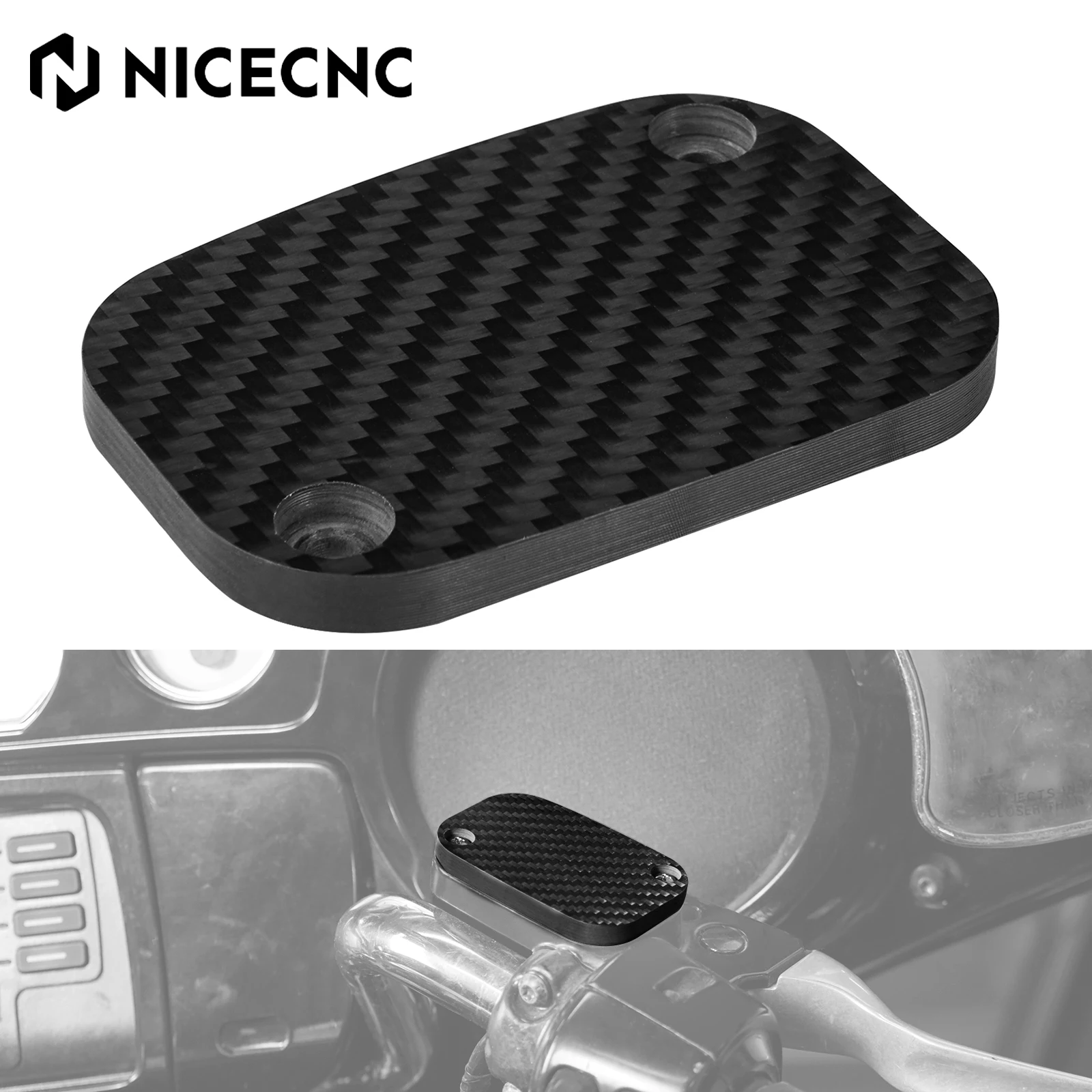 

For Harley Street Glide FLHX 2018-2023 Front Brake Master Cylinder Cover Cap Road Glide FLTRX Road King FLHR Ultra Limited