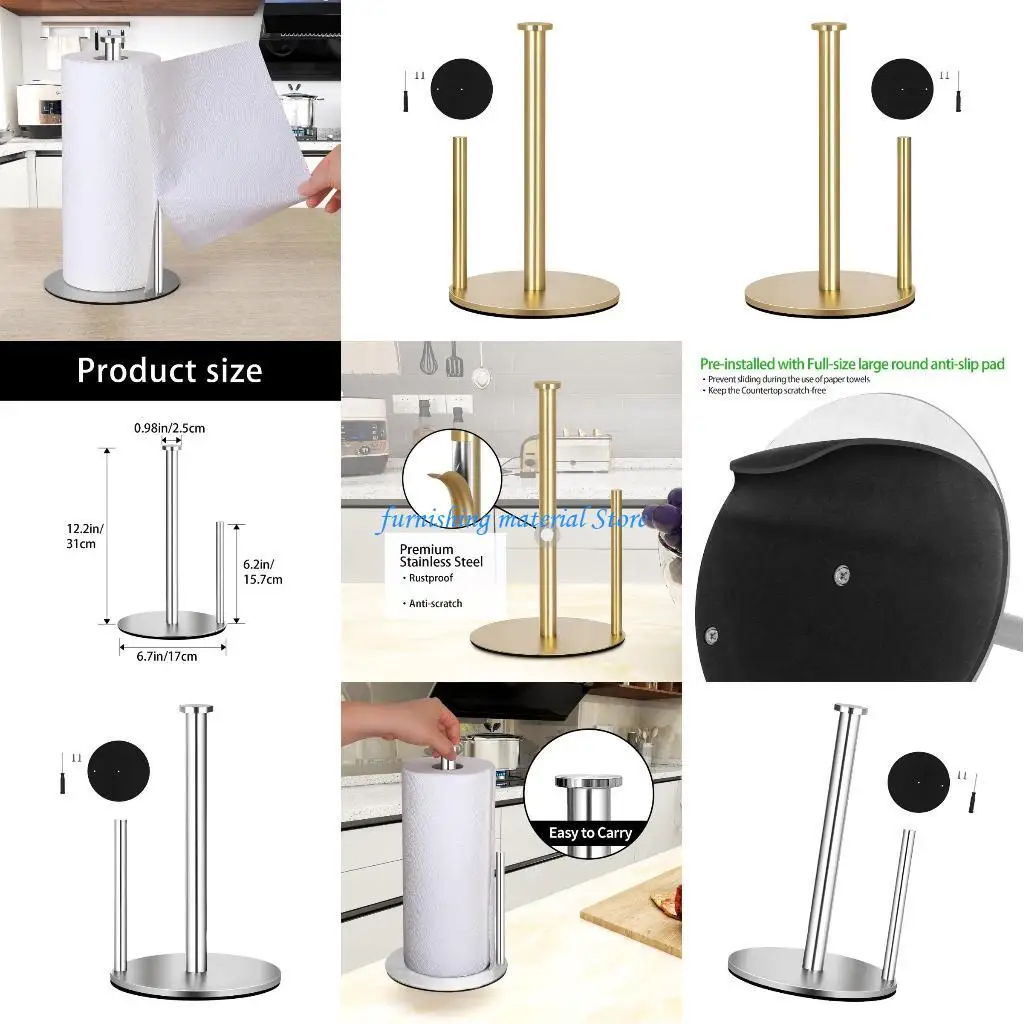 

Y5GD Strong Stainless Tissue Dispenser Construction for Humid Areas Kitchen Bathroom