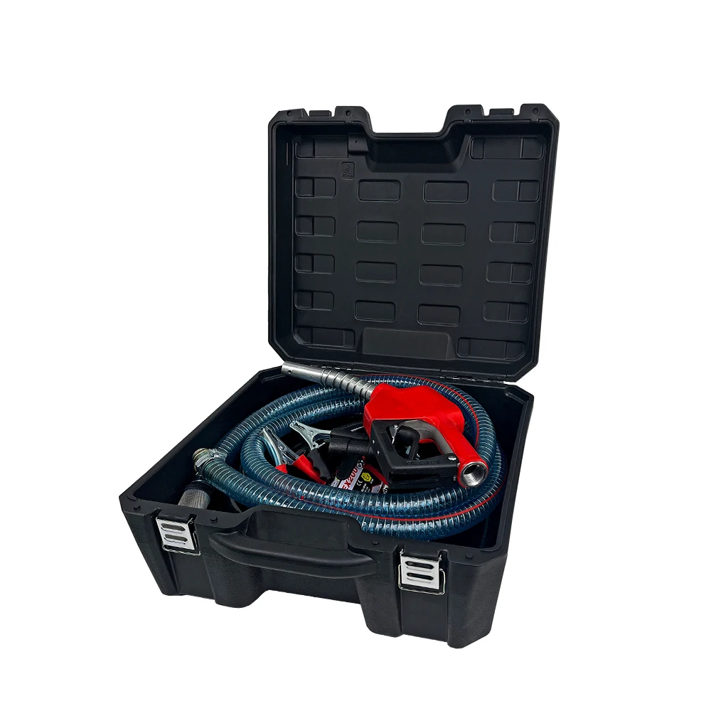 DC 12/24V Portable Electric Fuel Transfer Pump for Car Boat Refueling Kit