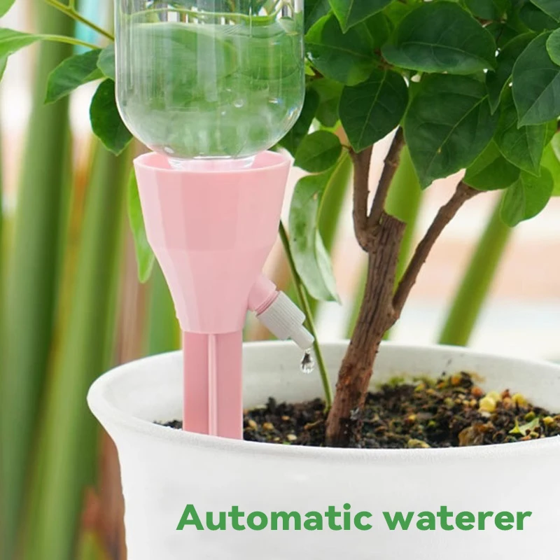 Adjustable Drip Irrigation System Automatic Self Watering Spike for Plant Indoor Outdoor Potted Plants Flower Pot Home Garden
