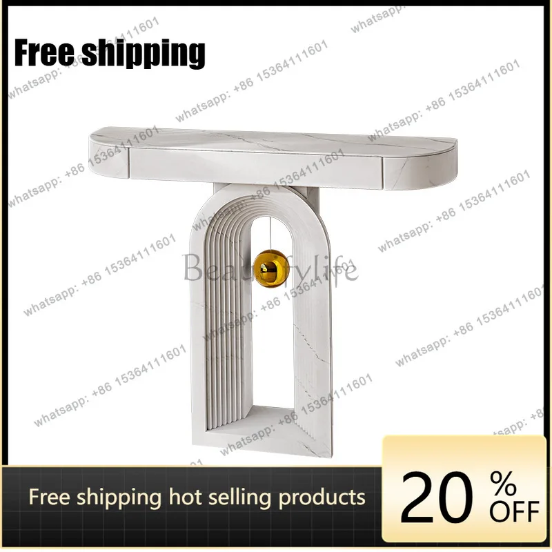 PJ entrance cabinet is opposite the door to the home, corridor, living room entrance table, modern simple customization