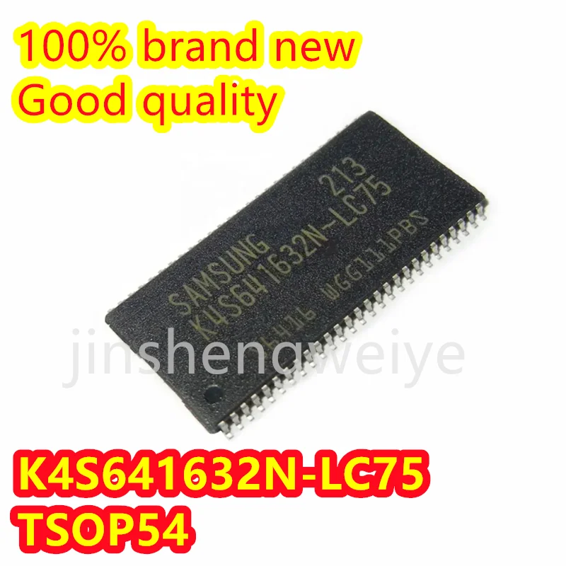 5PCS K4S641632N-LC75 K4S511632D-UC75 K4S641632H-UC75 SDRAM Chip Package TSOP54 100% New Original Stock