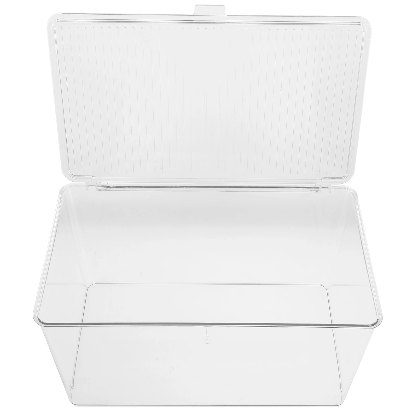 

Transparent Acrylic Badge Display Stand Clear Container Lid Storage Boxes Plastic Organizer Bins Toys Small Basket Containers