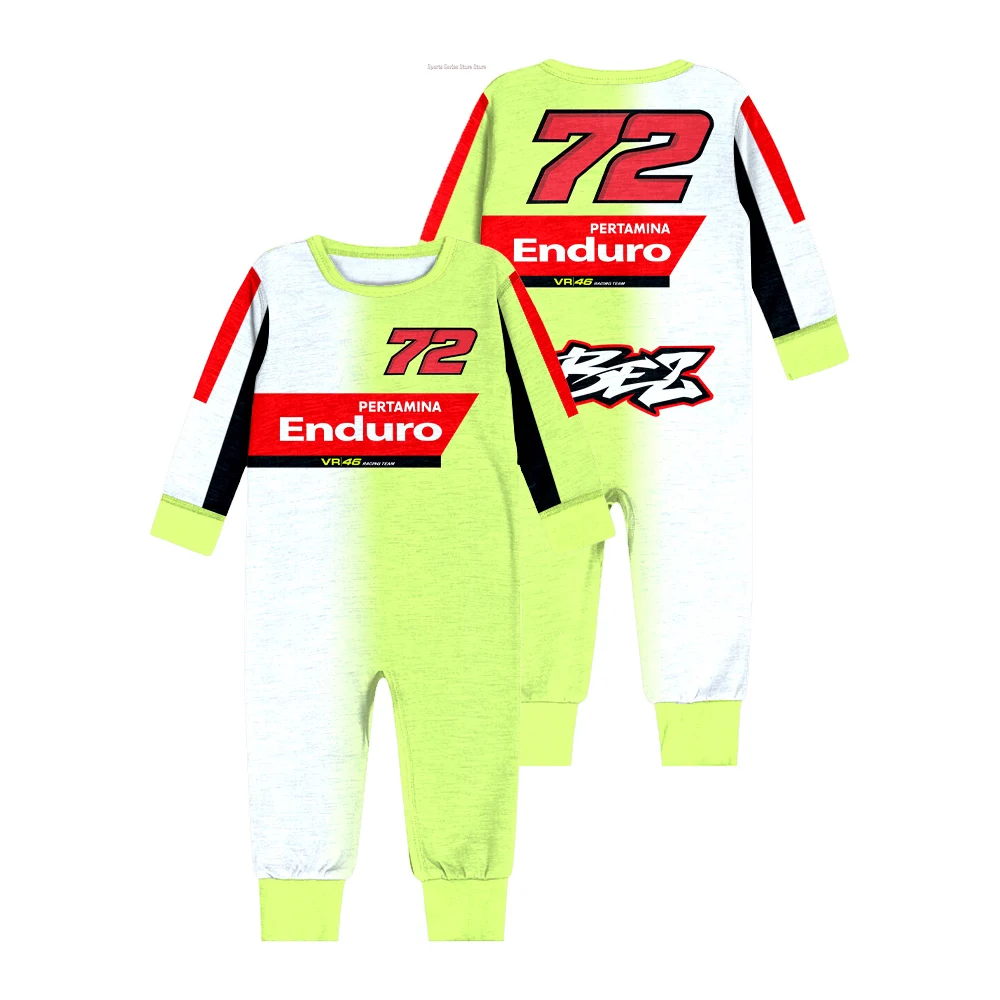 2024 New Cotton Baby Jumpsuit PERTAMINA ENDURO Branded Team Baby Boy and Girl Quick Drying Hot Selling Cycling One-piece Outfit