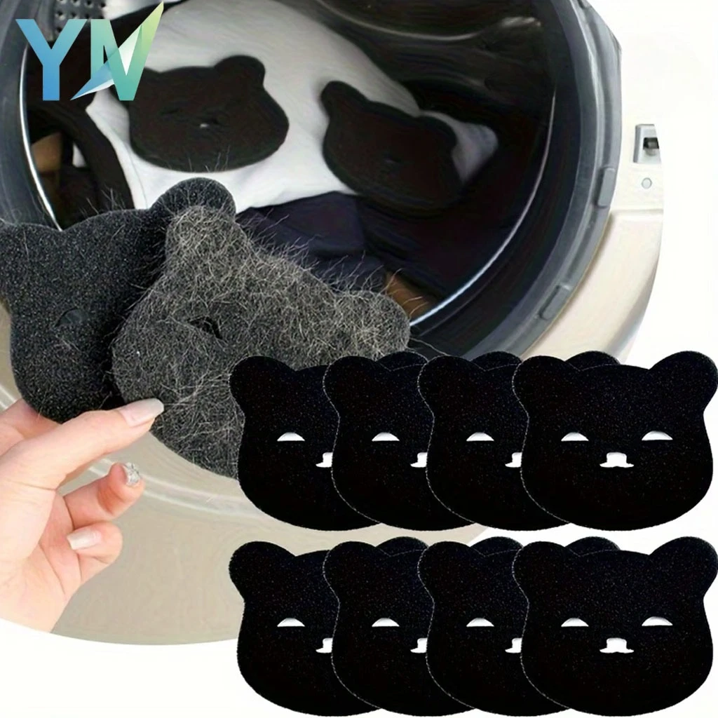 Pet Hair Removal Sheet for Washing Machine Lint Filter and Cat Dog Hair Collector Laundry Fur Trap for Home Use