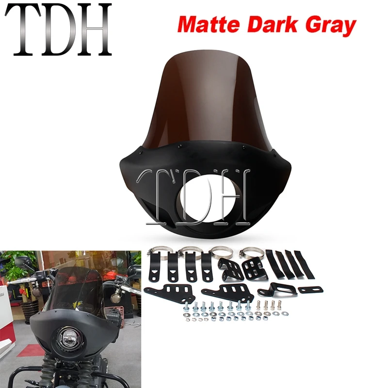 5 3/4 "Koplamp Kuip Voor Harley Sportster Xl883 Xl1200 Iron 48 72 Road King Electra Glide Dyna Low Nightster Fxd Cafe Racer