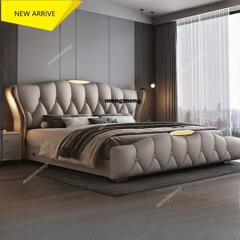 Juego completo de muebles de dormitorio M138, cabeceros para cama king size, camas dobles, camas matrimoniales, camas económicas tamaño queen, estructura de cama.