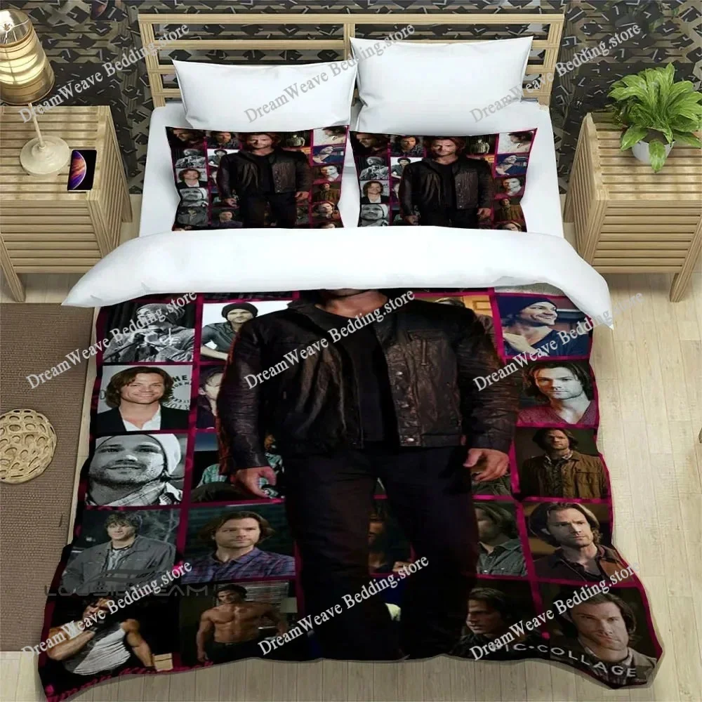 

New TV Series Supernatural Bedding Set Single Twin Full Queen King Size Bed Set Adult Kid Bedroom Duvet Cover Set Home Textiles9
