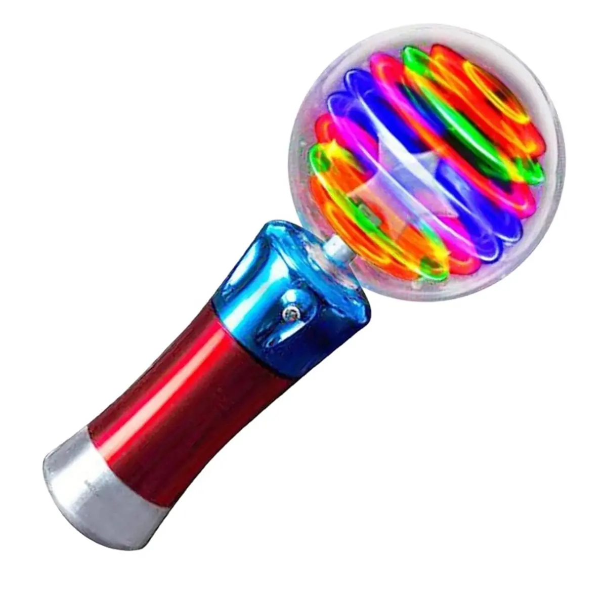【TODAY-BUY】~@ Spinning Light Up Toy Wand - Magic Ball with LED Lights, Sensory Spinner for Kids, Party Favors & Classroom Prizes