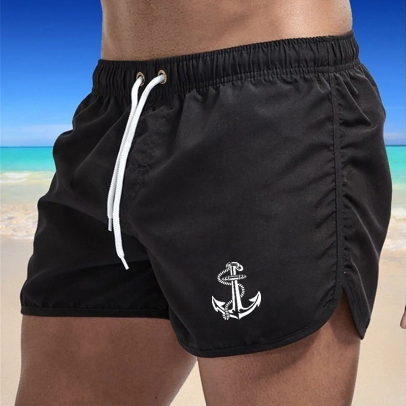 Calções Esportivos Masculinos de Secagem Rápida, Calções de Praia, Calções de Natação, Shorts Respiráveis Finos, Shorts de Corrida ao Ar Livre, Moda Casual, S-3XL, Verão