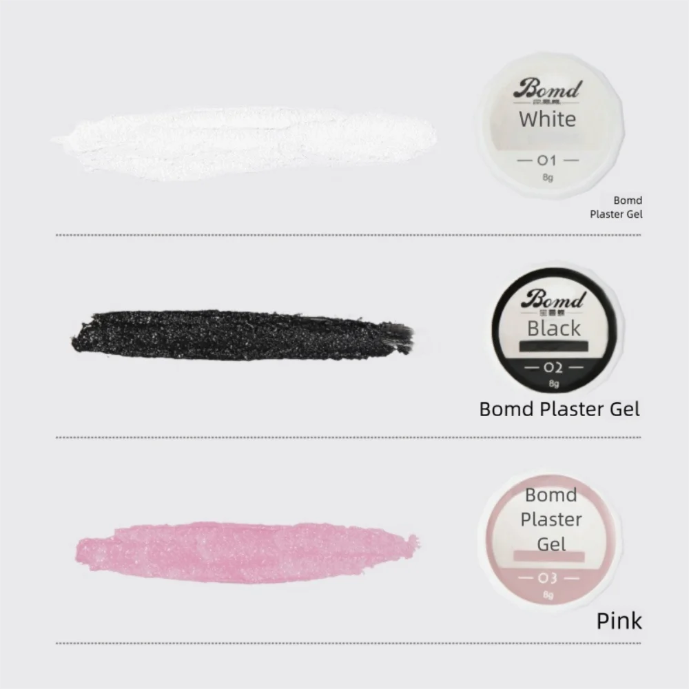 Fiori fai da te Pittura Gel modellante 3D Non è necessario Top Coat Micro gel di gesso intagliato Colla di argilla creativa Design in rilievo