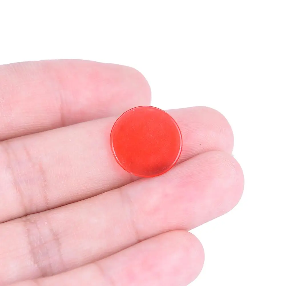 New Plastic PRO Count Bingo Chips Markers For Game Cards Color Random 1.5cm *0.1cm 100pcs/bag